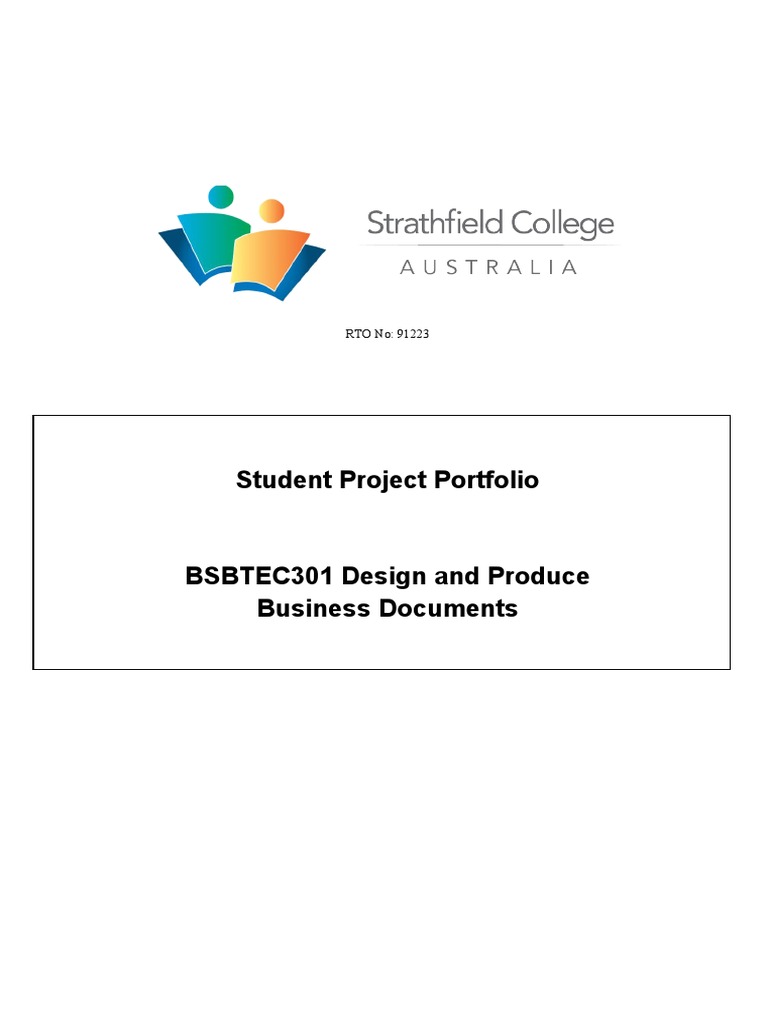 Student Project Portfolio: RTO No: 91223 | PDF | Page Layout | Memorandum