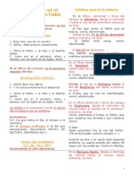 Partes Comunes Of. Lectura, Esquema y Oraciones Finales