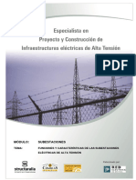 Funciones y Características de Las Subestaciones Eléctricas de Alta Tensión