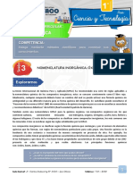 1ºaño Química s3 Nomenclatura Inorgánica Óxidos