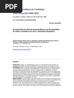 Características clínicas demográficas em 99 episódios de febre reumática no Acre, Amazônia Brasileira