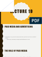 Lecture 10 - Paid Media