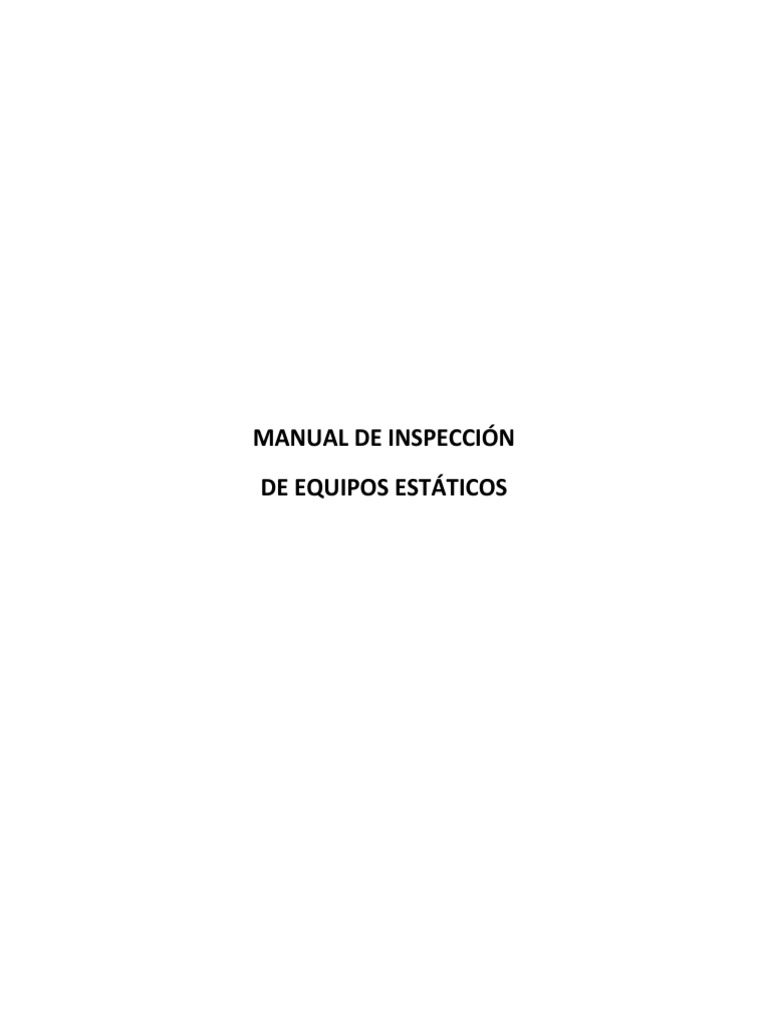 Manual de Inspección | PDF