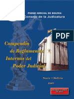 Reglamentos Internos Poder Judicial
