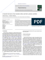 Alfa Santalol Derivative From Santalum Album With Their Cytotoxic Activitz