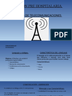 Atención Pre Hospitalaria Telecomunicaciones.