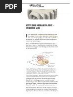 Active Ball Mechanism Joint - Monopole Gear - Floating in The Clouds