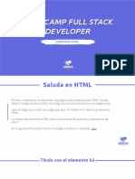 Ejercicios HTML