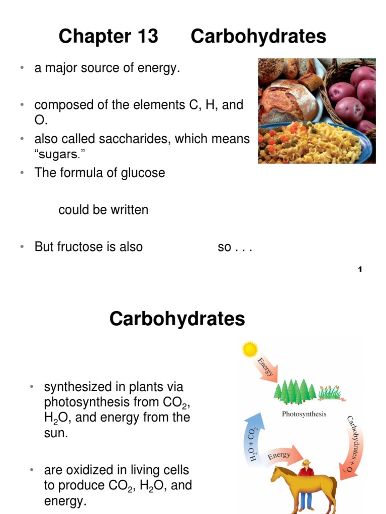An Overview of Carbohydrates Structure, Classification, and Key