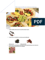 Tacos al Pastor caseros deliciosos (receta sencilla