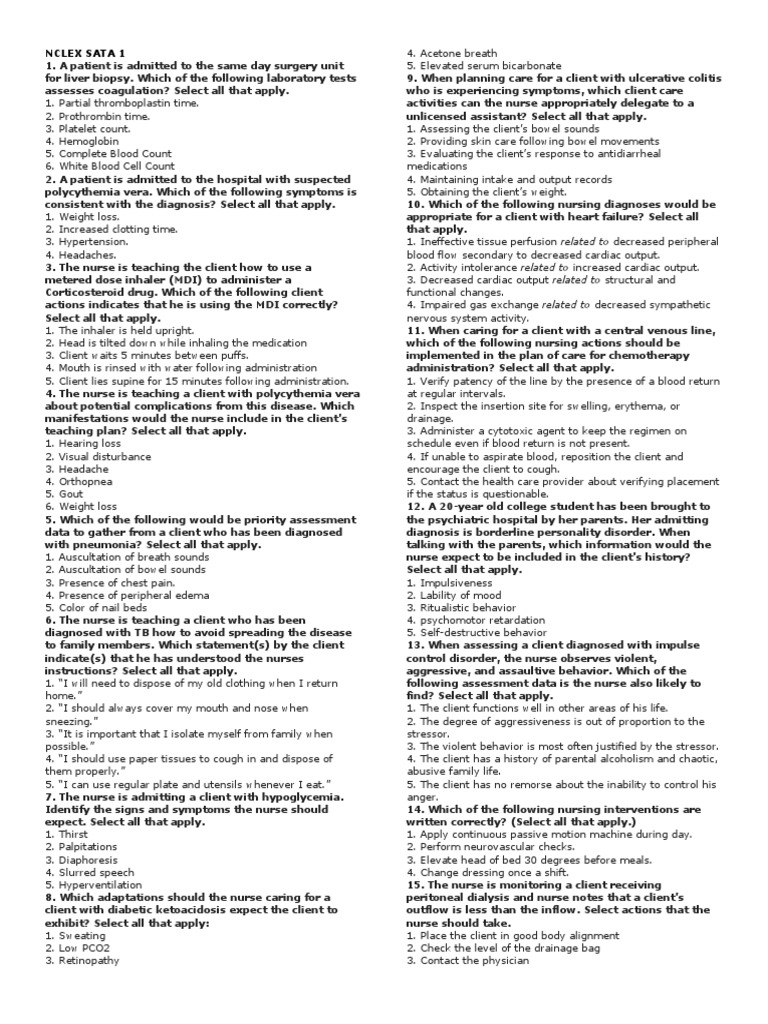 NCLEX Question C Answers PDF Pregnancy Hypertension