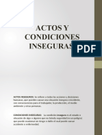 Diapositivas de Actos y Condiciones Inseguras.