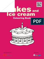 Cakes and Ice Cream Colouring Book