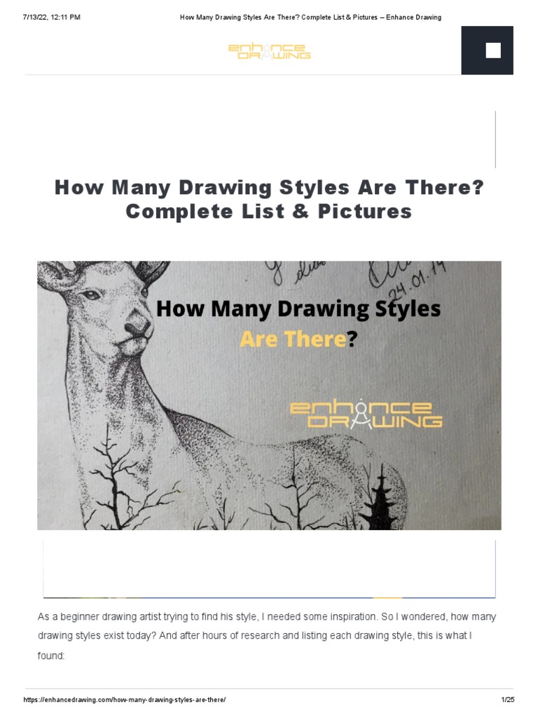 how-many-drawing-styles-are-there-complete-list-pictures-enhance