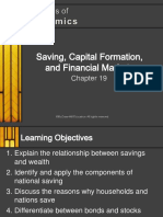 Week 6-7 - Chapter 19 - Saving, Capital Formation and Financial Markets