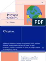 Sesión 3 Proyecto educativo