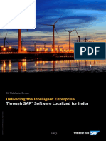 Delivering The Intelligent Enterprise: Through SAP® Software Localized For India