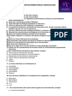 Banco de Preguntas Primer Parcial Parasitologia