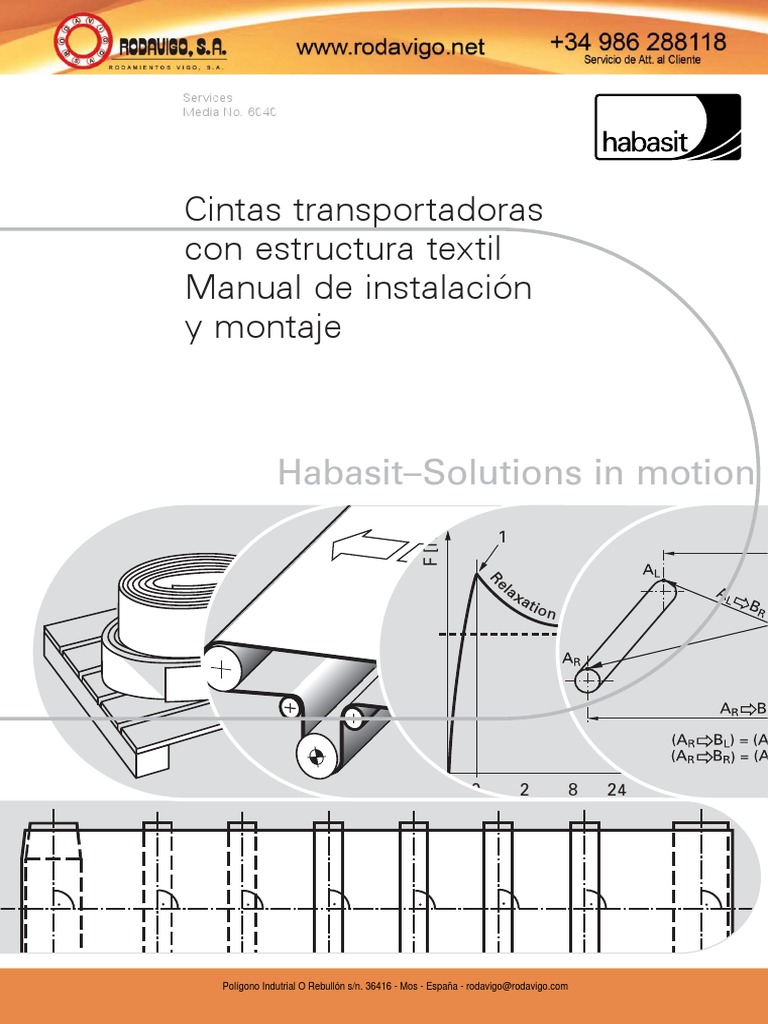 HABASIT 03 Cintas Transportadoras Con Estructura Textil | PDF | Agua ...