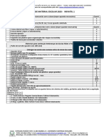 LISTA DE MATERIAL INFANTIL e 1º Ano 2023