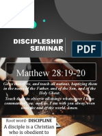 Discipleship Seminar