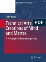 Kroes-Technical Artefacts Creations of Mind and Matter