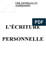 Cours Ecriture Personnelle - Gi.2019.