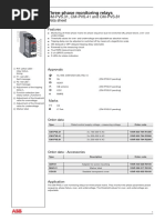 Three-Phase Monitoring Relays: CM-PVS.31, CM-PVS.41 and CM-PVS.81 Data Sheet