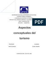 Aspectos Conceptuales Del Turismo Leonel Madrid