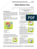 Usda Myplate Plan: T-3172 Oklahoma Cooperative Extension Service