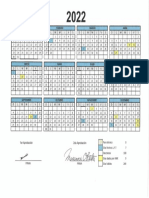 Calendario laboral 2022