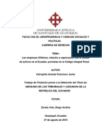 Empresas offshore, lavado de activos y normativa ecuatoriana