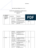 Planificare Anuala Limba Moderna 2 Clasa A VIII-a