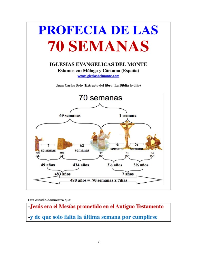 Profecía de las 70 Semanas de Daniel | PDF | de nueva era | Jesús