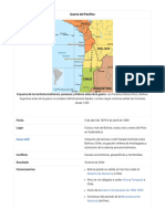 Guerra del Pacífico: conflicto entre Chile, Bolivia y Perú