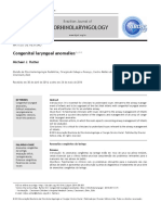 Artigo - Anomalias Congenitas Da Laringe