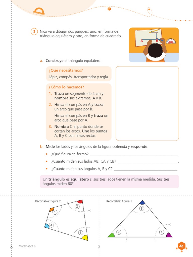 Cuaderno de Trabajo Matemática 6 Sexto Grado | PDF | Triángulo ...