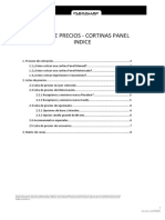 FLEXALUM - LISTAS DE PRECIOS - FX Lista de Precios Cortinas Panel