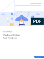 Windows Backup Best Practices: Whitepaper