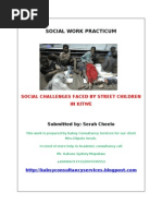 Download Street Children a Challenge to Social Workers in Zambia by Evangelist Kabaso SN58916060 doc pdf