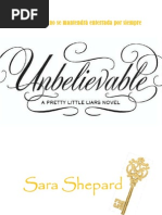 Unbelievable (Sara Shepard) | PDF | Lindas y pequeñas mentirosas ...