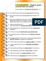 Indicativo VERSUS Subjuntivo para 24 de Setembro PDF