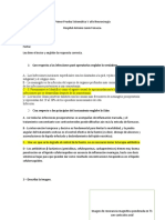 Primer Prueba Sistemática V Año Neurocirugía