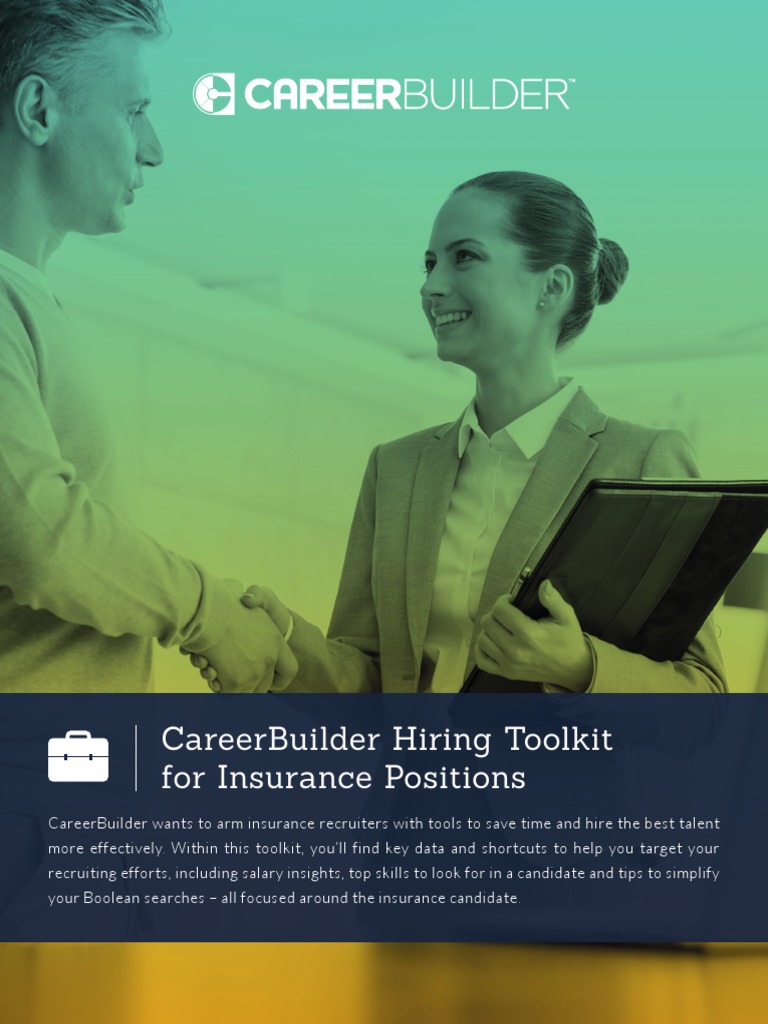 Hiring Toolkit For Insurance Positions PDF Insurance Financial
