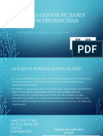 SGBDD: Características y opciones de distribución de sistemas gestores de bases de datos distribuidas