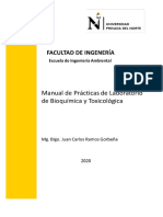 Manual de Practicas de Bioquimica Toxicologica - Upn JC