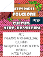 Cultura Afro-Brasileira - Atividades Folclore - Materiaispdg