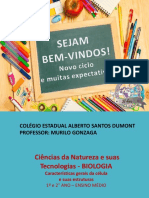 Características Gerais Da Célula e Suas Estruturas