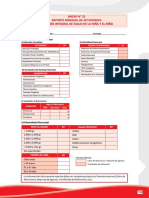 Reporte mensual de atención a salud infantil
