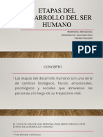 Etapas Del Desarrollo Del Ser Humano